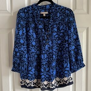 Banana Republic Blouse Tunic 3/4 Sleeve size small